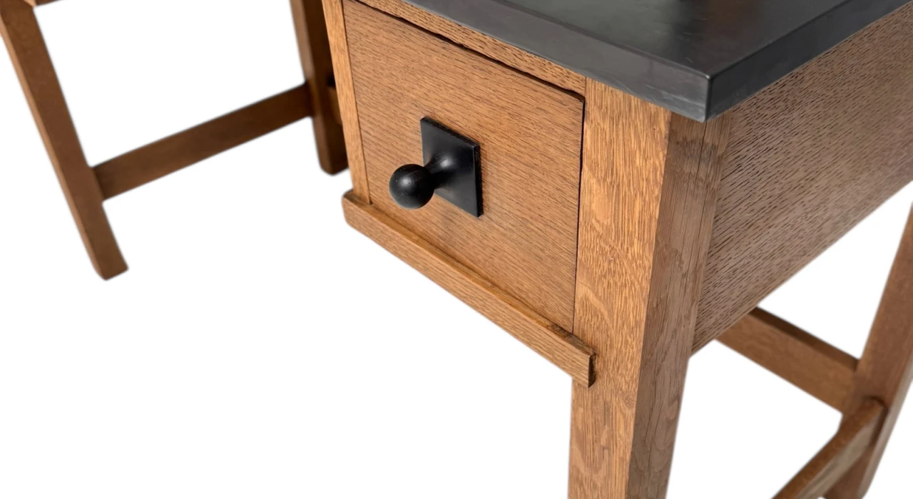 Art Deco Modernist Dressing Table or Vanity by Hendrik Wouda for Pander, 1924